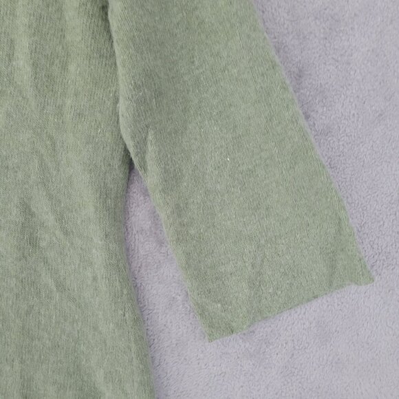 Marisa Christina Wool Angora Womens Sage Green Cowl Neck Sweater L JCT - Picture 6 of 7